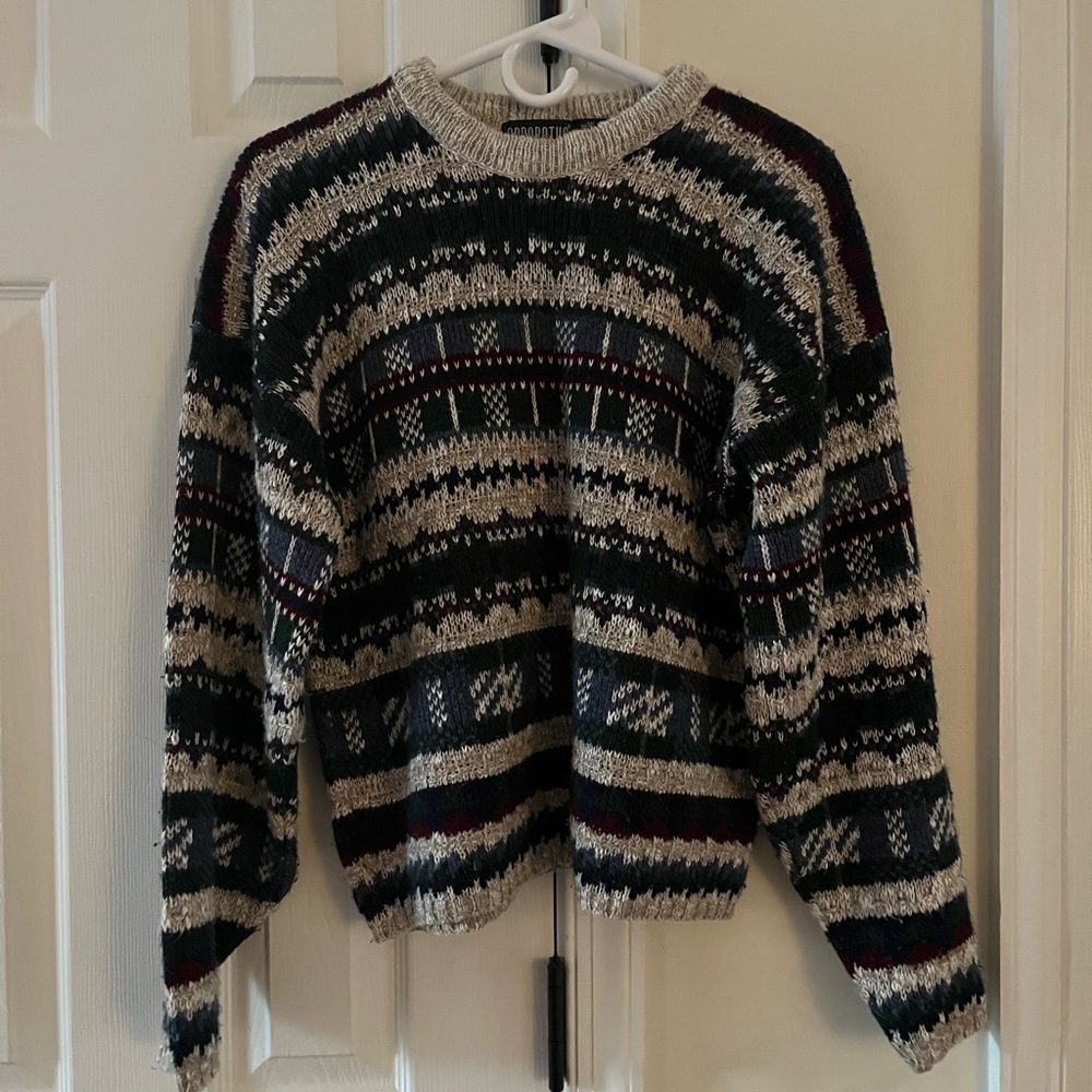 Cozy Multicolor Patterned Sweater